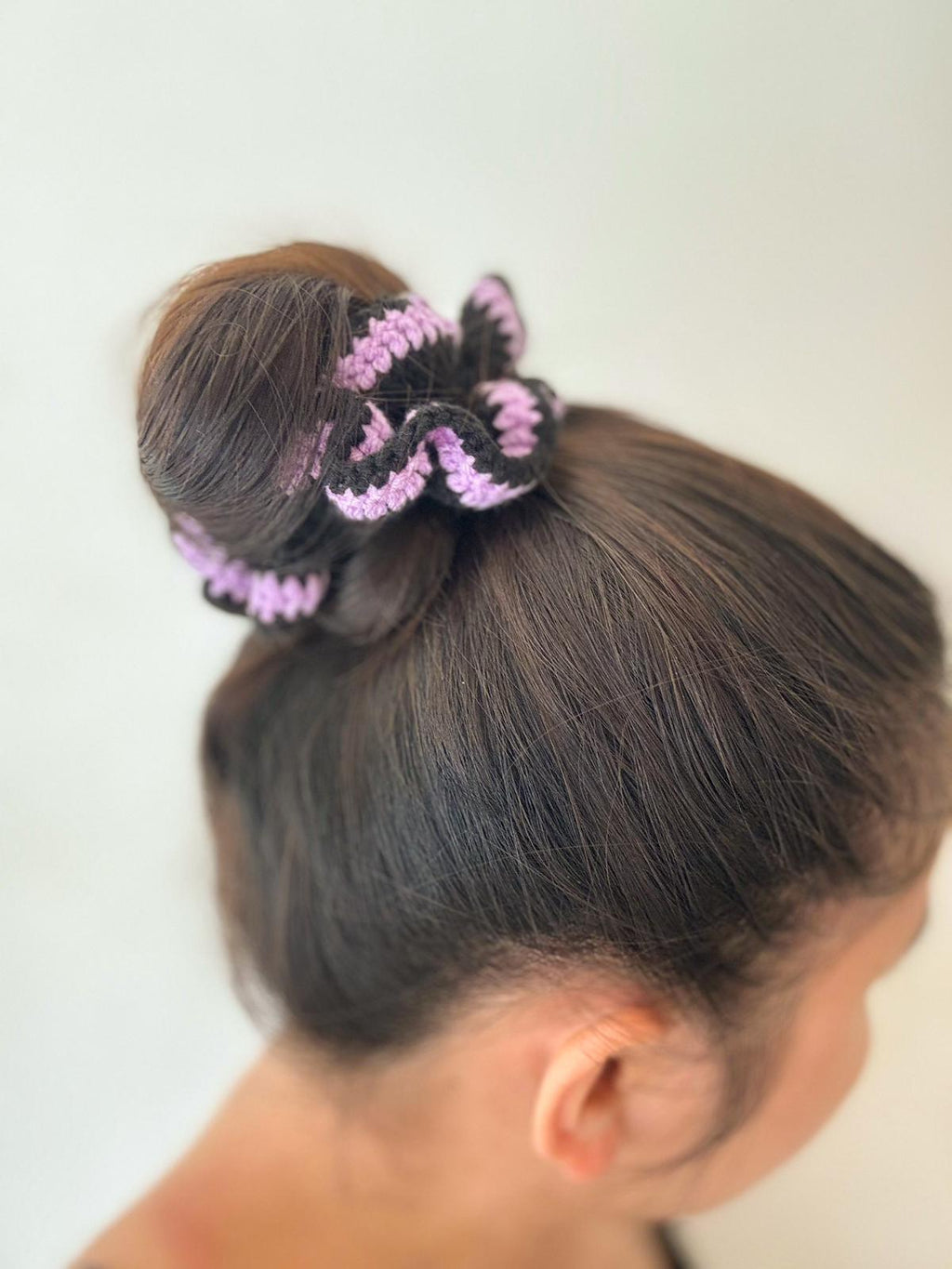 Cotton Crochet Scrunchie Assorted Set of 3
